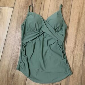 H&M Green Bikini Top